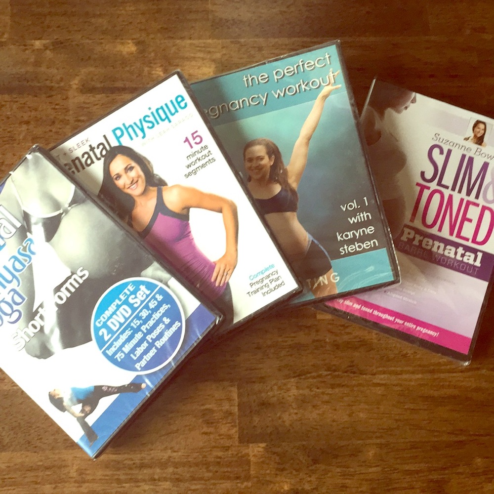 4 Prenatal workout DVDs